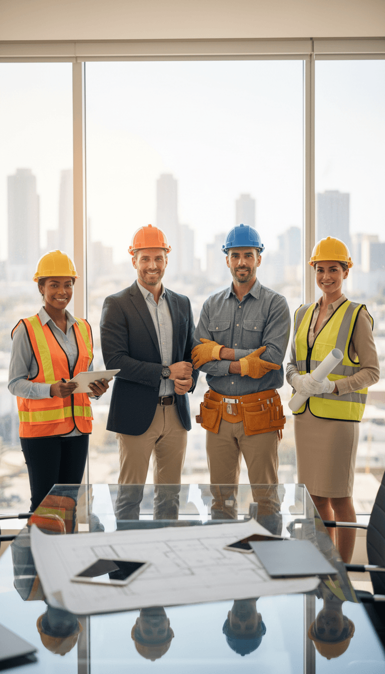 Multi-industry field teams collaborating on mobile forms